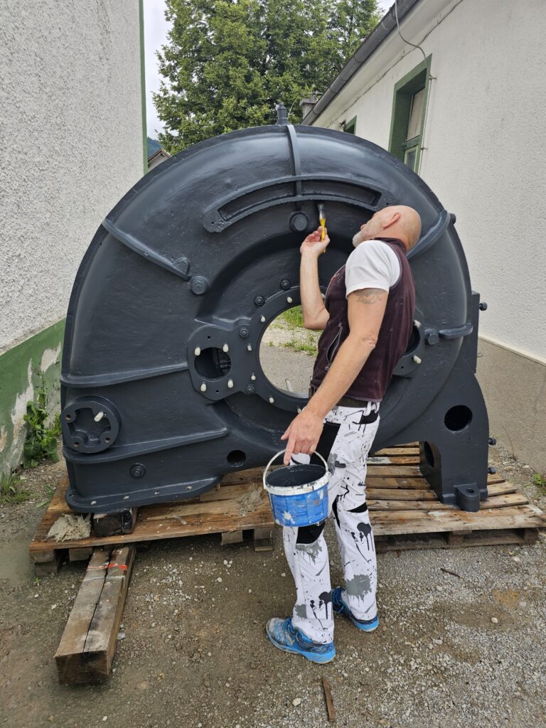 Drugi zaščitni prenos na turbinski spirali